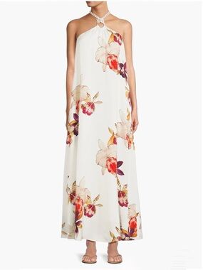 New w/ Tags Kobi Halperin Halter Neck Maxi Dress size XS